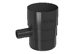 ТН ПВХ 125/82 мм, отвод для сбора воды, черный, шт.